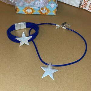 Liberty Necklace & Ablaze Bracelet from Plunder